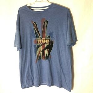 The Who Peace Fingers Concert Music T SHIRT XXL L